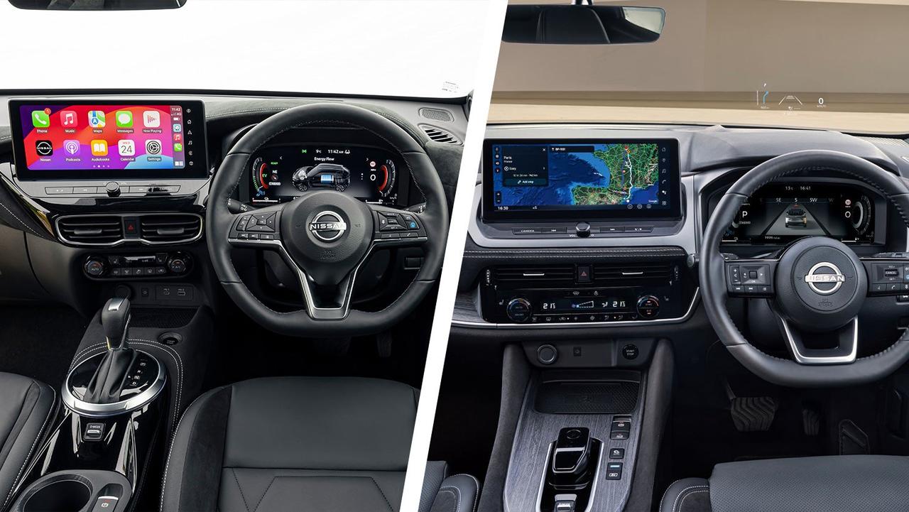 Nissan Juke vs Qashqai interior
