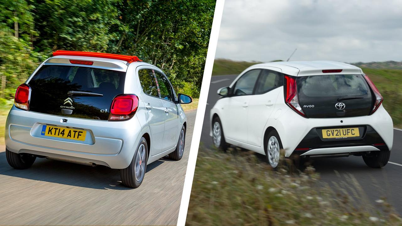 Citroen C1 vs Toyota Aygo rear