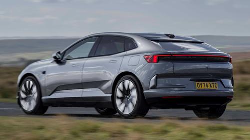 Polestar 4 driving side/rear view