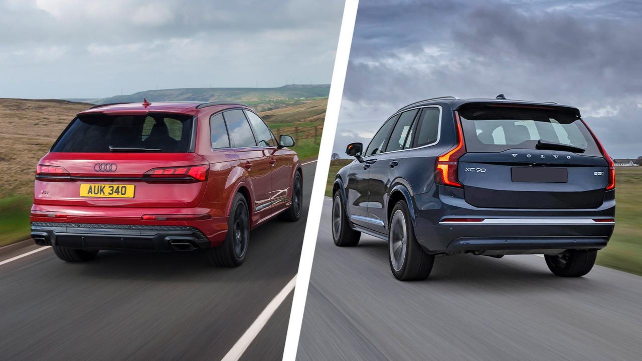 Audi Q7 vs Volvo XC90 rear