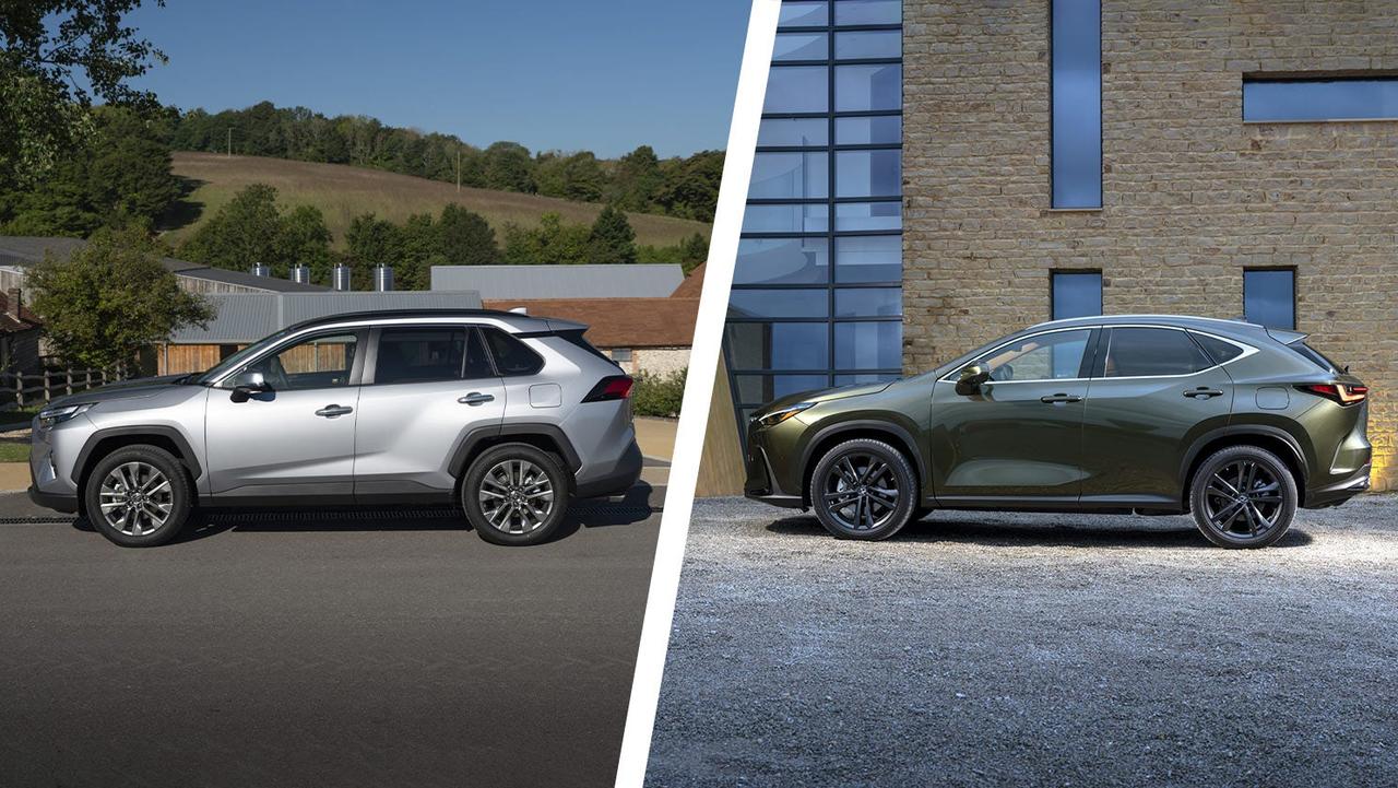 Toyota vs Lexus – RAV4 vs NX – side
