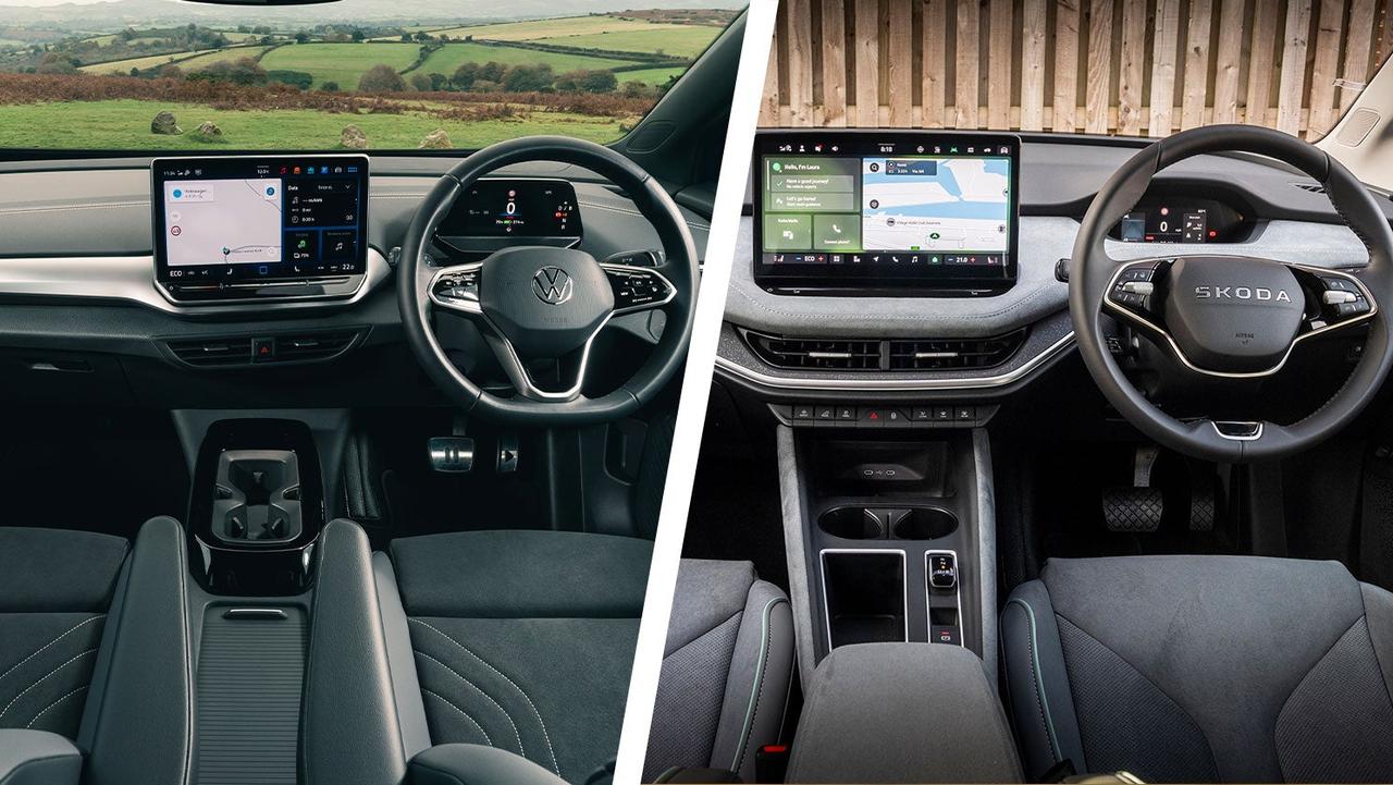 VW ID.4 vs Skoda Enyaq interior