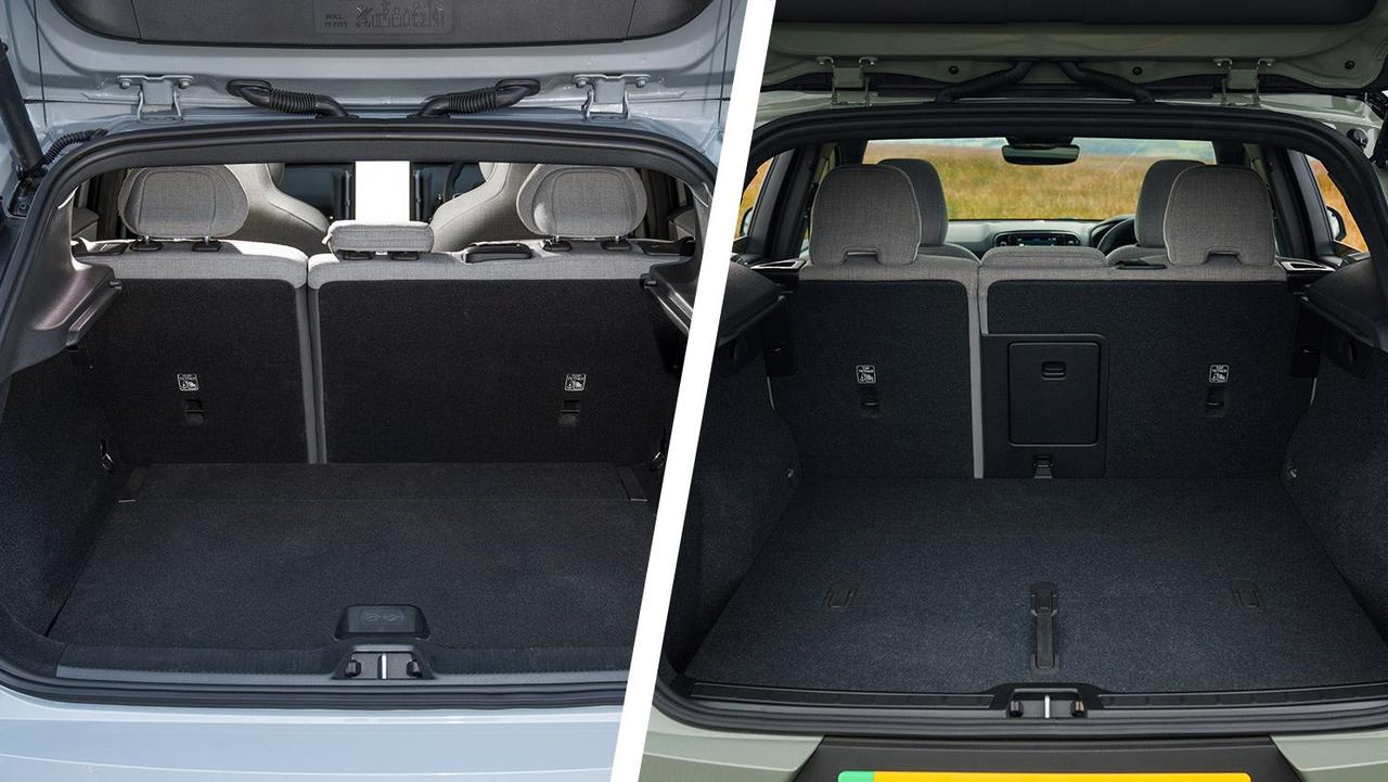 Volvo EX30 vs EX40 – boot space