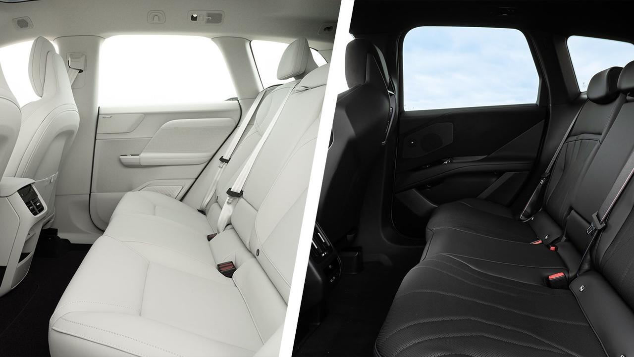 Volvo EX60 vs BMW iX3 rear seats