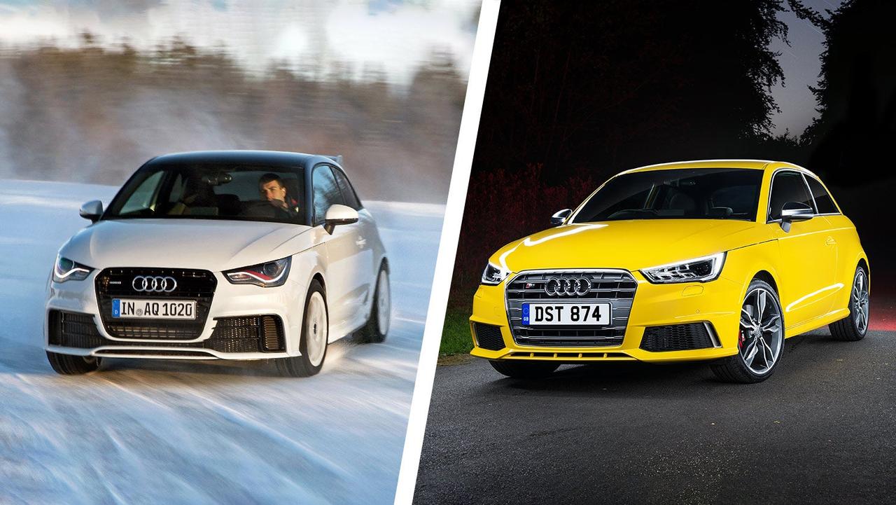 Audi A1 Quattro and S1 side by side