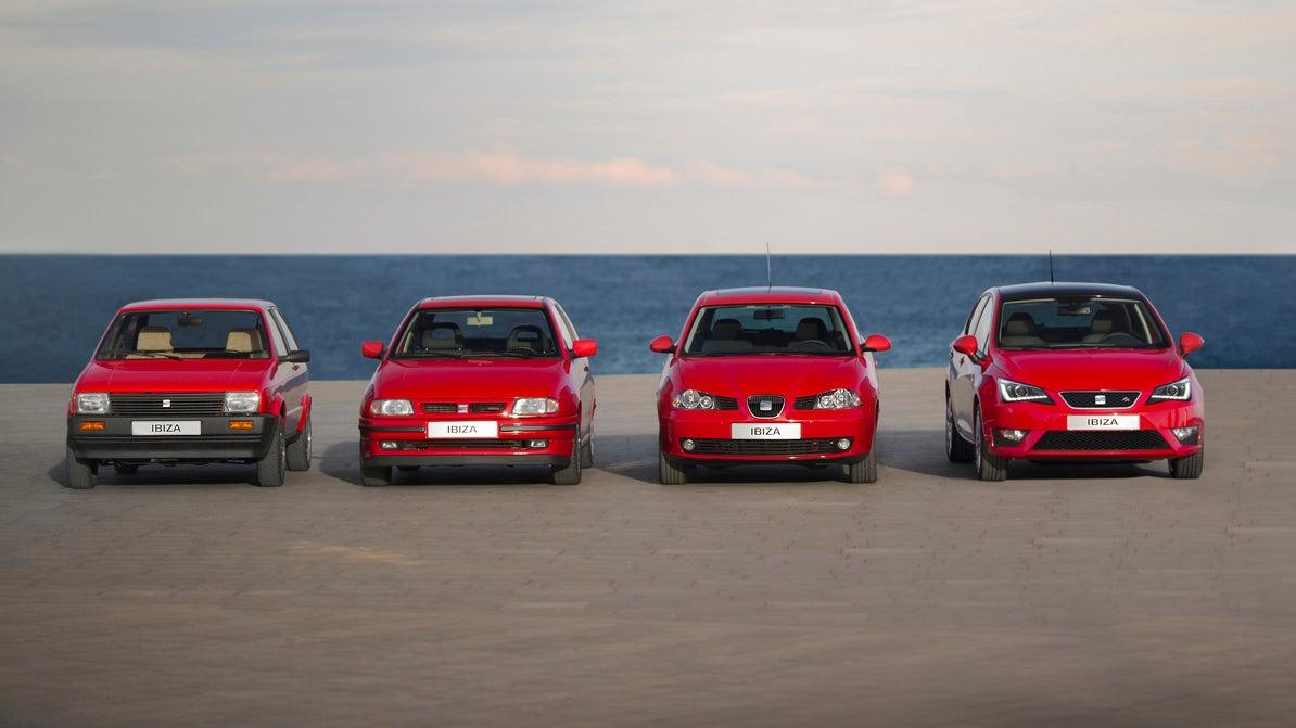 SEAT Ibiza generations
