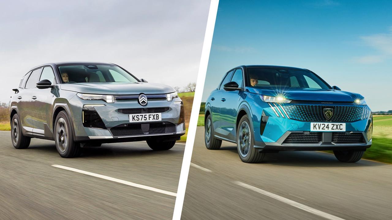Citroen C5 Aircross and Peugeot 3008 side by side