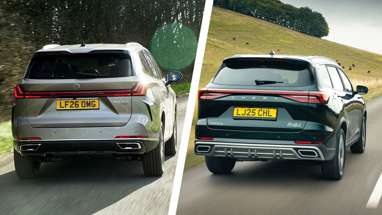 MG S9 vs Chery Tiggo 8 rear