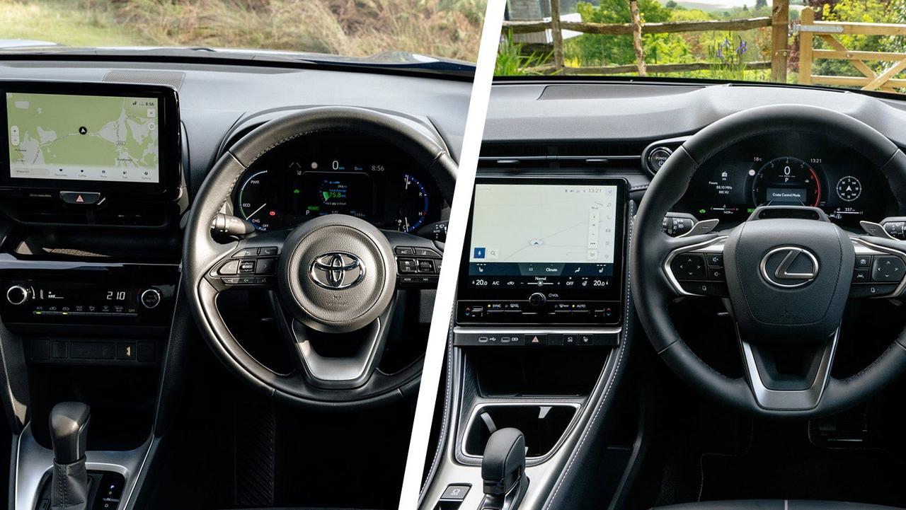 Toyota vs Lexus – Yaris Cross vs LBX – interior