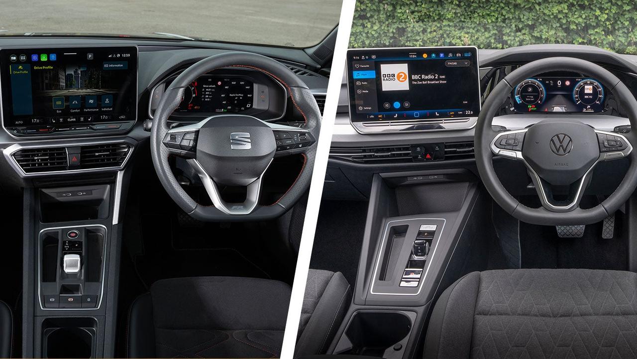 SEAT Leon vs VW Golf interior