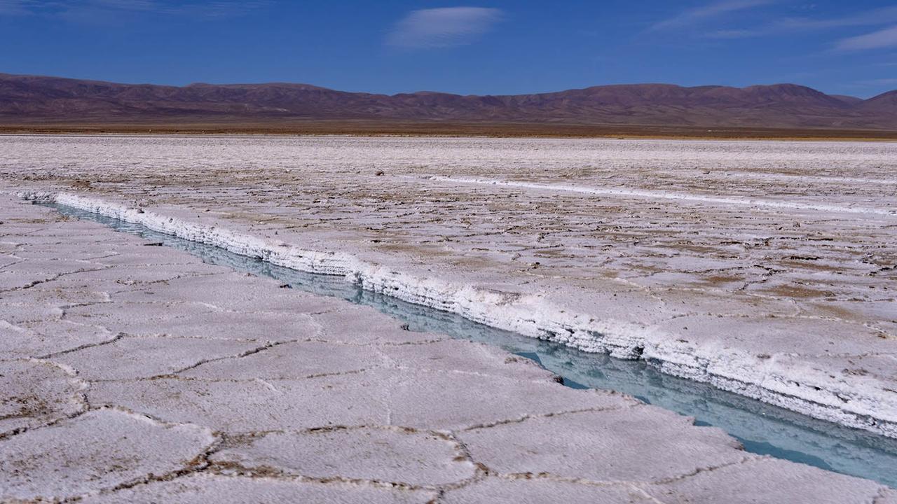 Lithium salt flats in Argentina