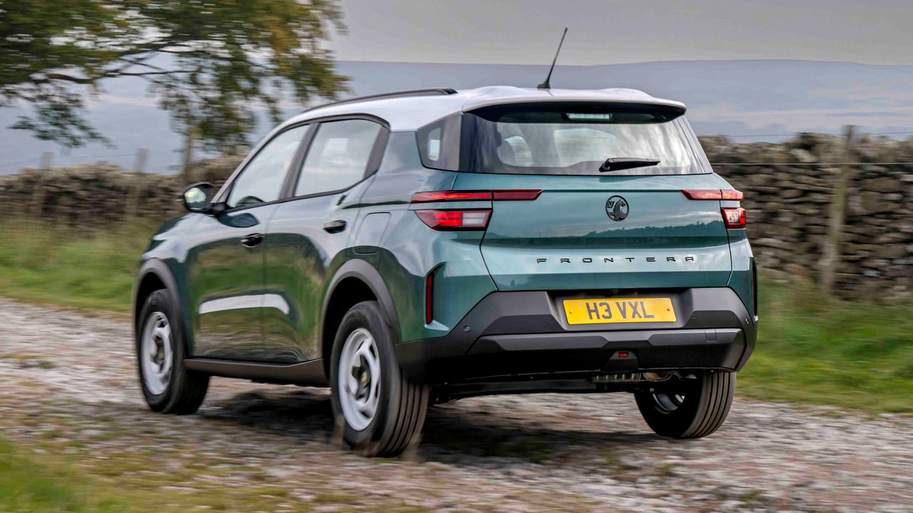 Vauxhall Frontera driving rear view