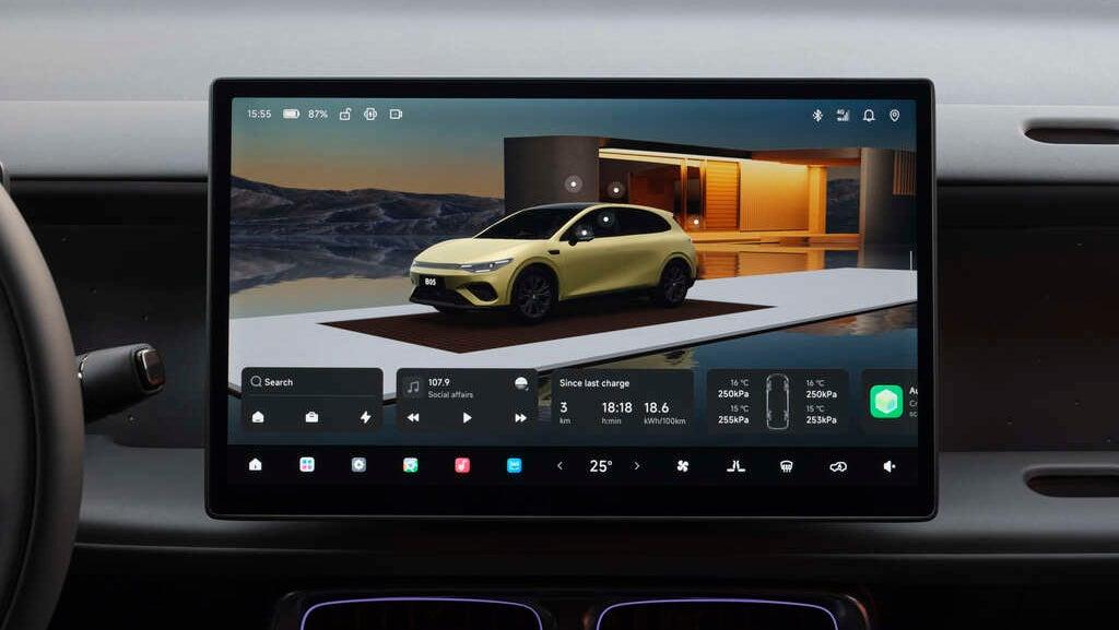 Leapmotor B05 touchscreen