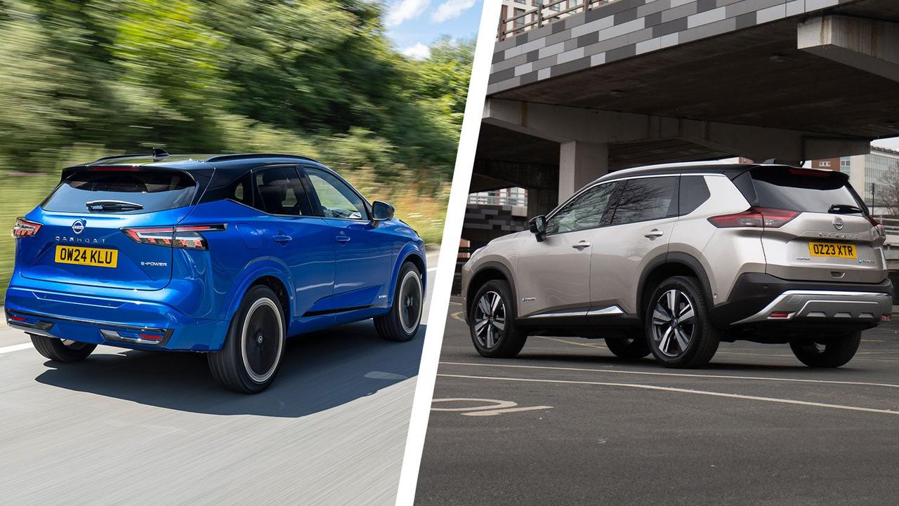 Nissan Qashqai vs X-Trail rear