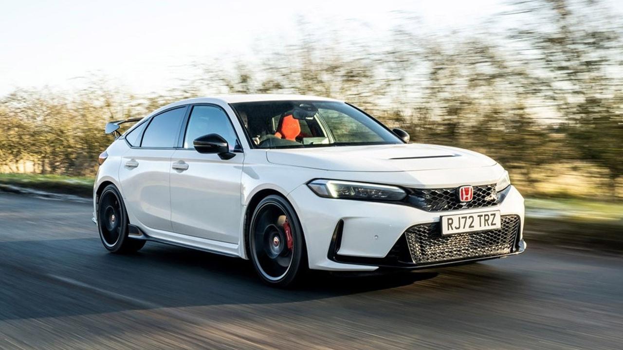 Honda Civic Type R in white