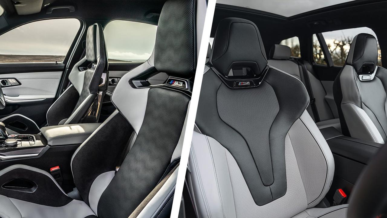 BMW M3 vs M5 seats