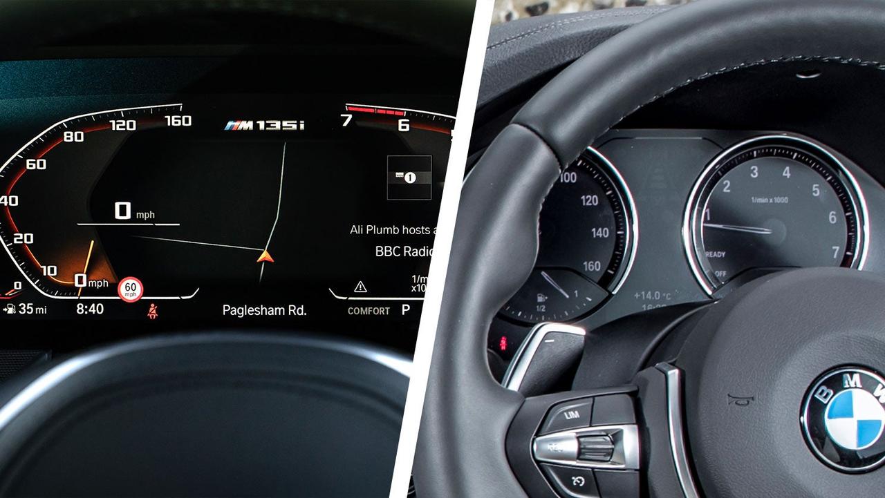 BMW M135i vs M140i dials