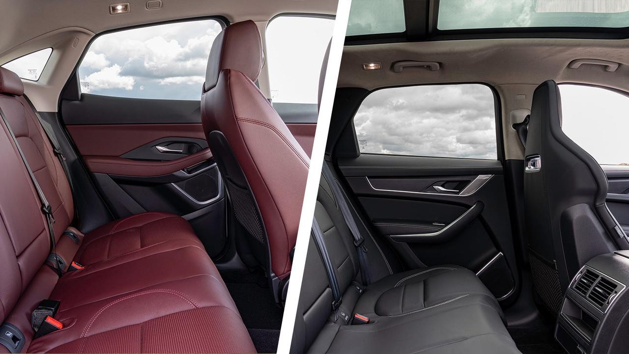 Jaguar E-Pace vs F-Pace rear seats