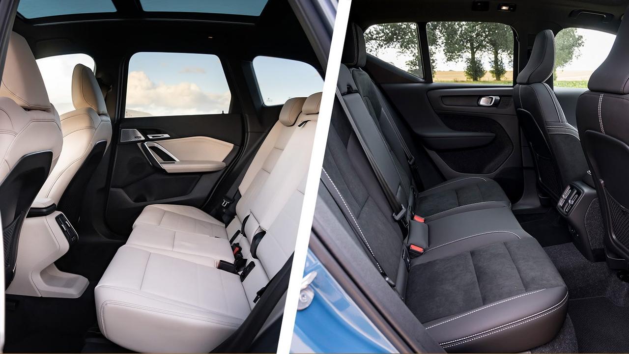 BMW X1 vs Volvo XC40 rear seats