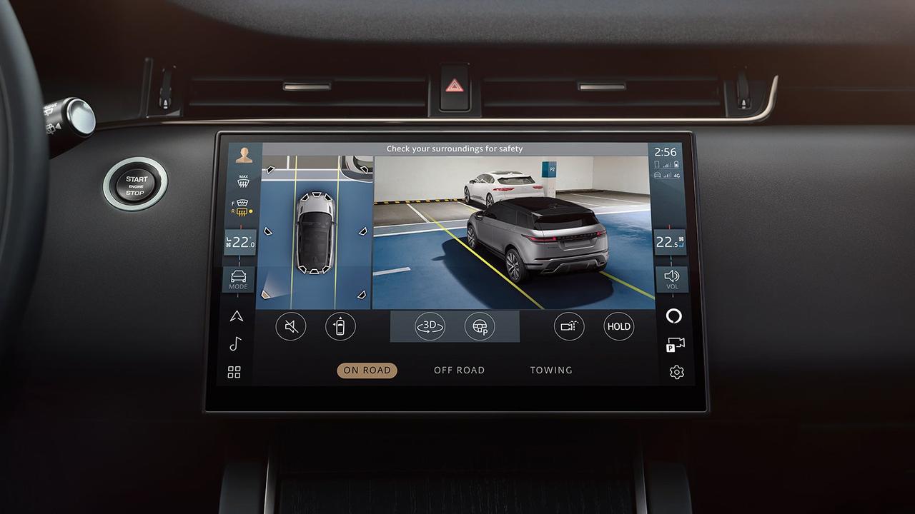 Range Rover Evoque infotainment system