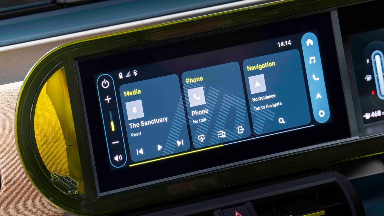 Fiat Grande Panda touchscreen
