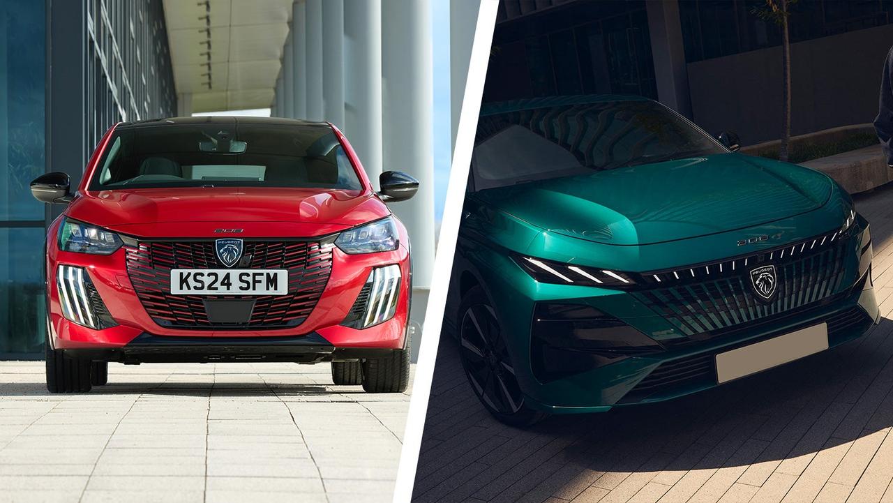 Peugeot 208 vs 308 front