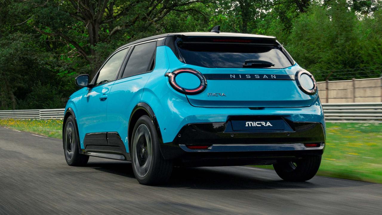 2025 Nissan Micra driving rear
