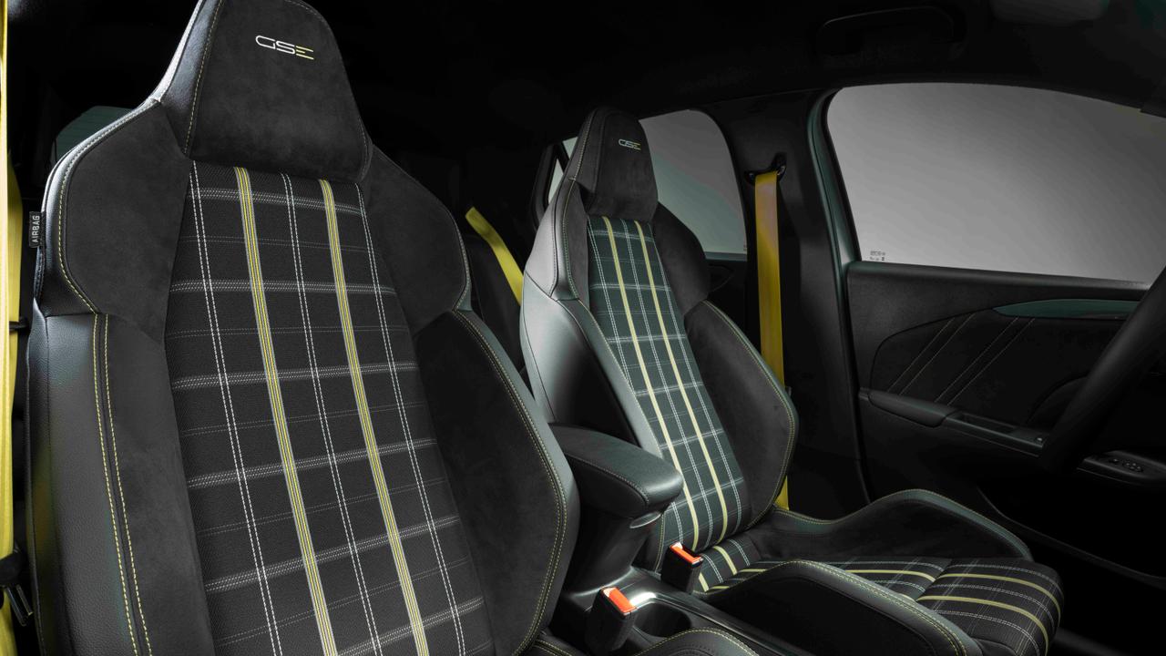 Vauxhall Corsa GSE seats