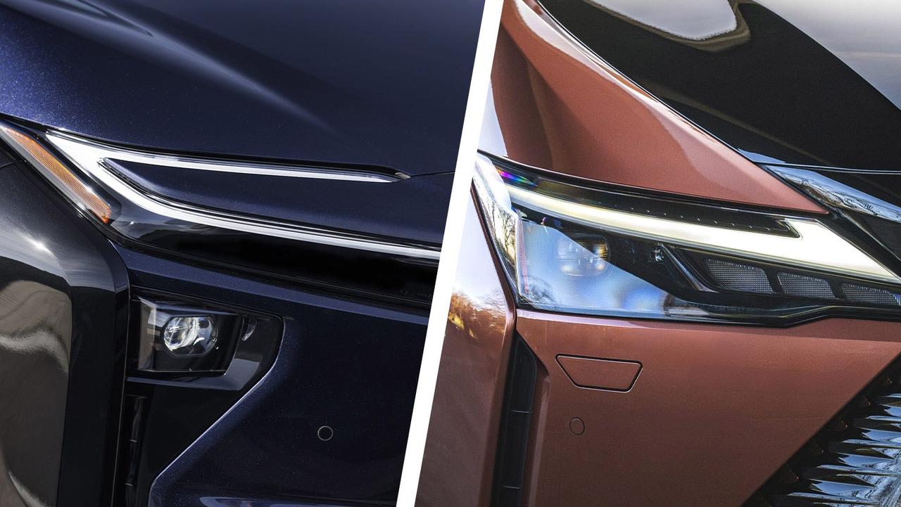 Toyota vs Lexus – bZ4X vs RZ – headlight detail