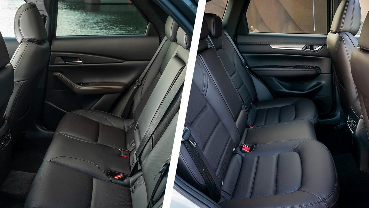 Mazda CX-30 vs CX-5 rear seats