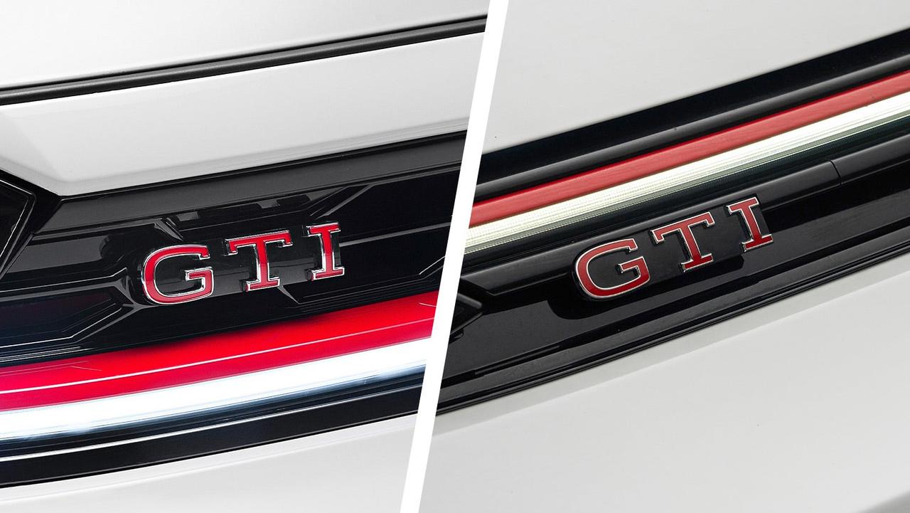 Volkswagen Polo GTI vs Golf GTI – badge detail