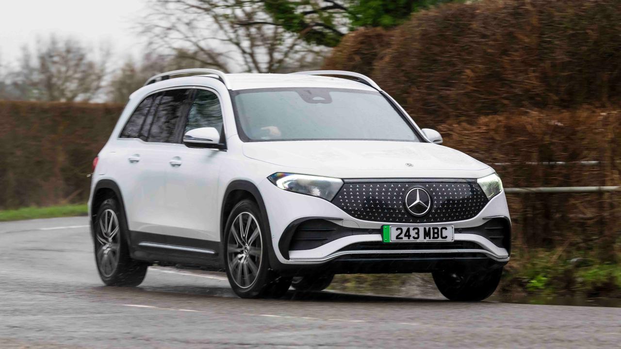Mercedes EQB driving