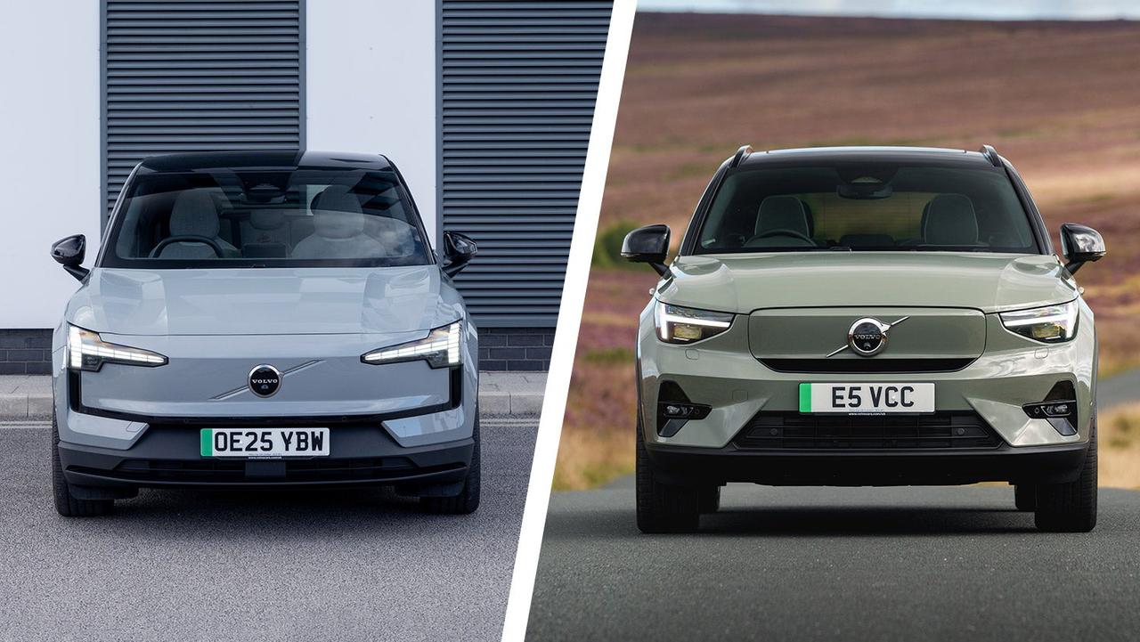 Volvo EX30 vs EX40 – front