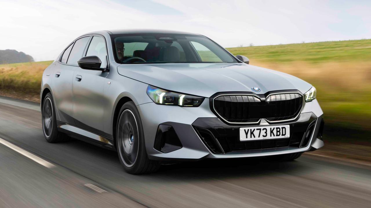 BMW 5 Series driving