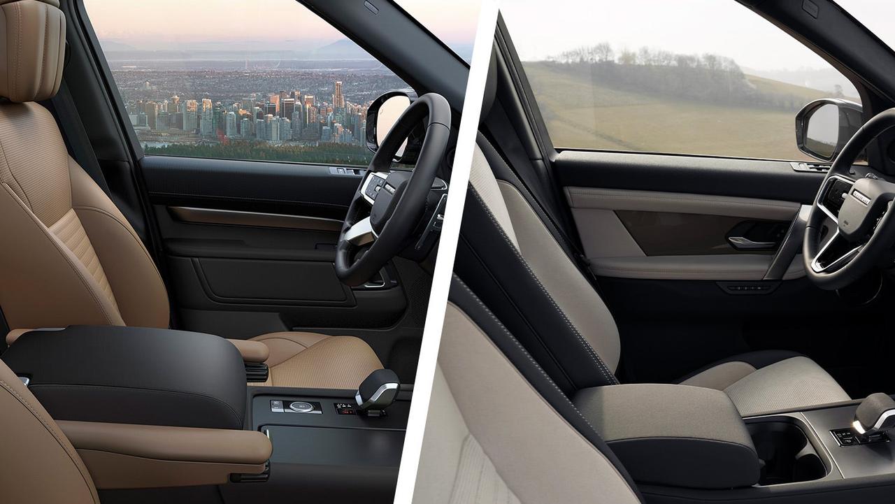 Land Rover Discovery vs Discovery Sport – side interior