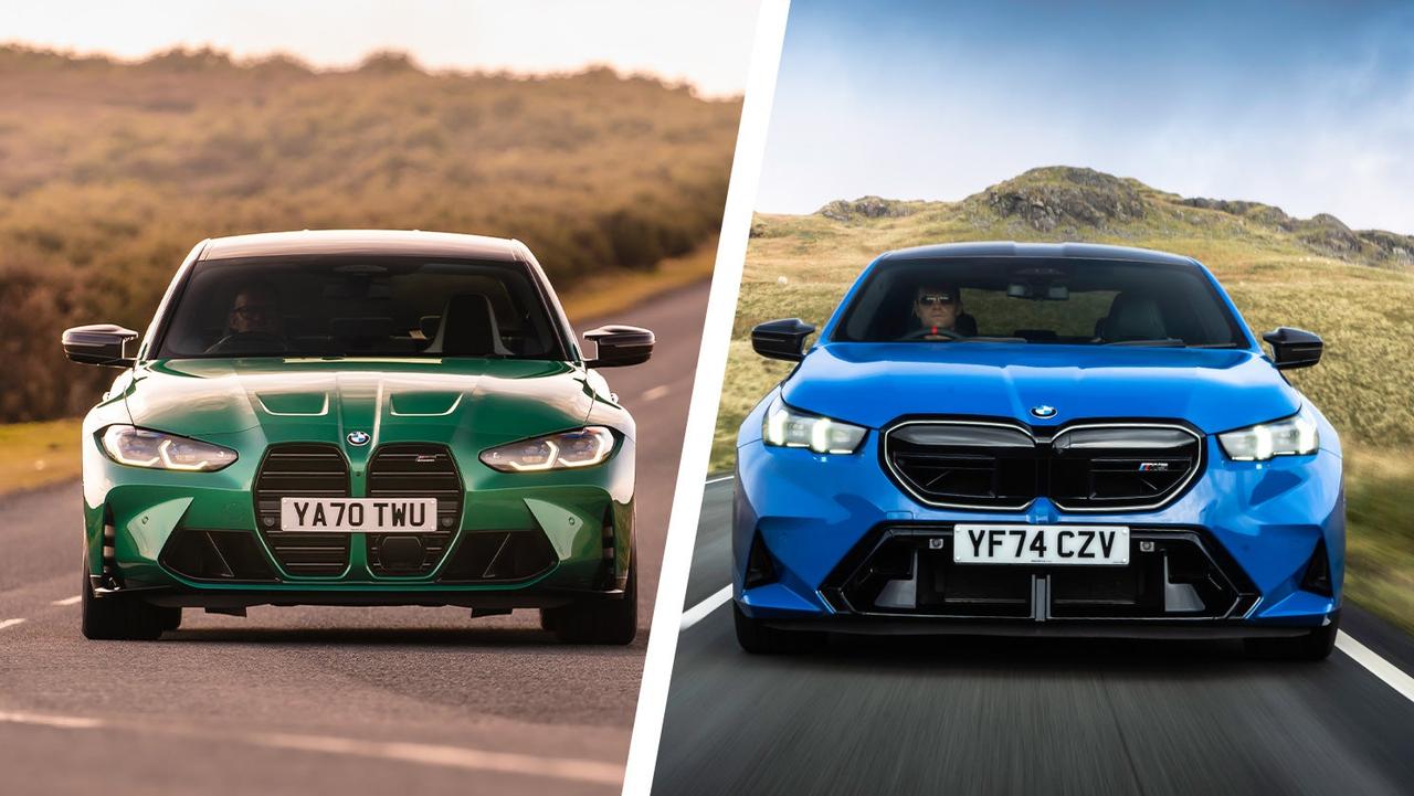 BMW M3 vs M5 front