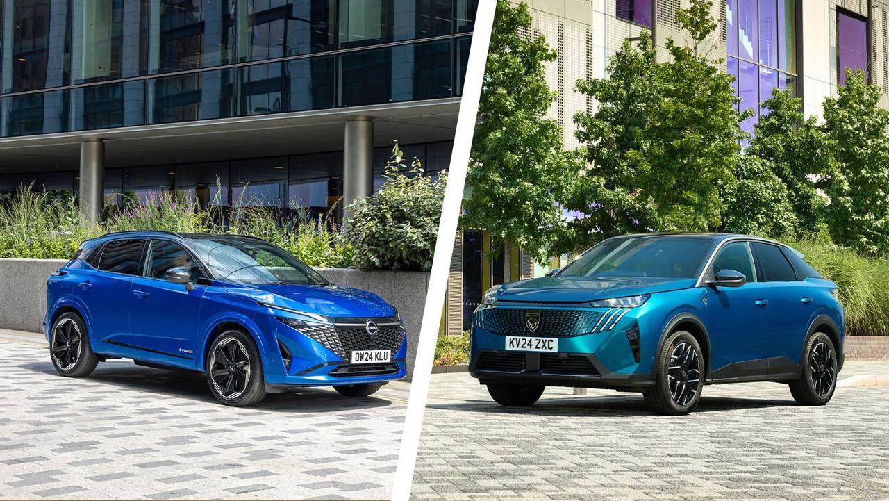 Nissan Qashqai vs Peugeot 3008 static