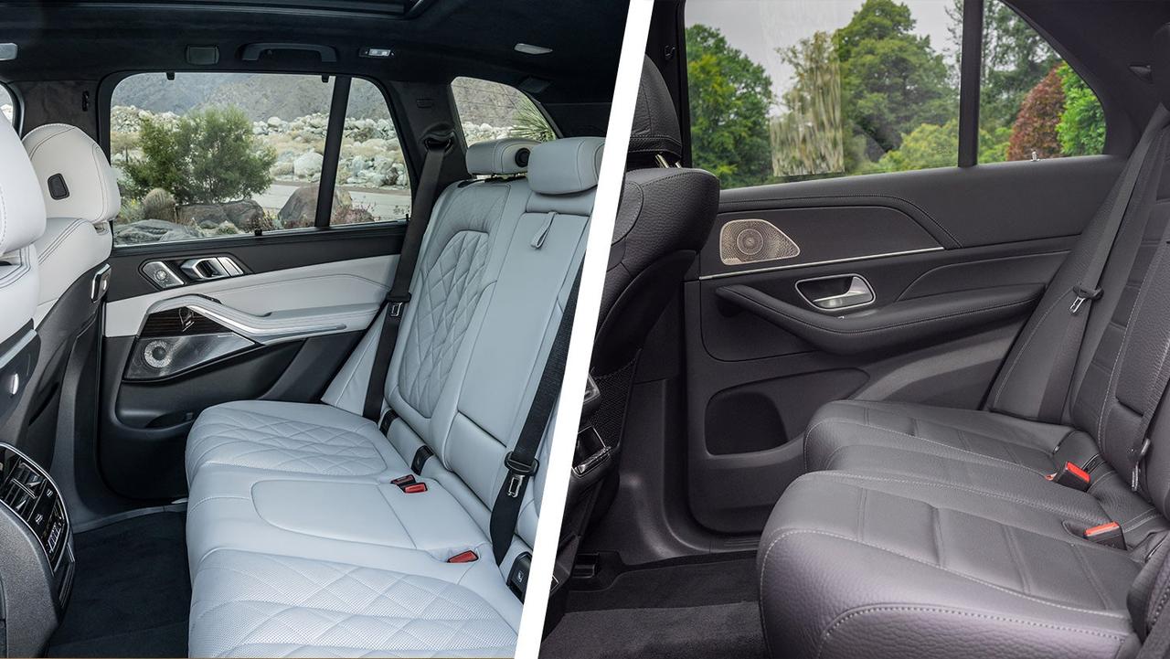 BMW X5 vs Mercedes GLE rear seats