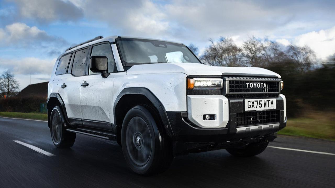 Toyota Land Cruiser in white
