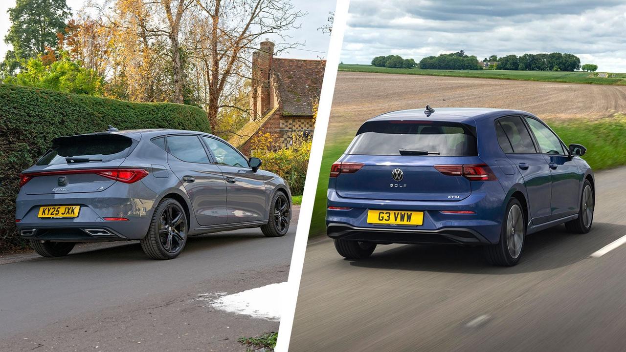 SEAT Leon vs VW Golf rear