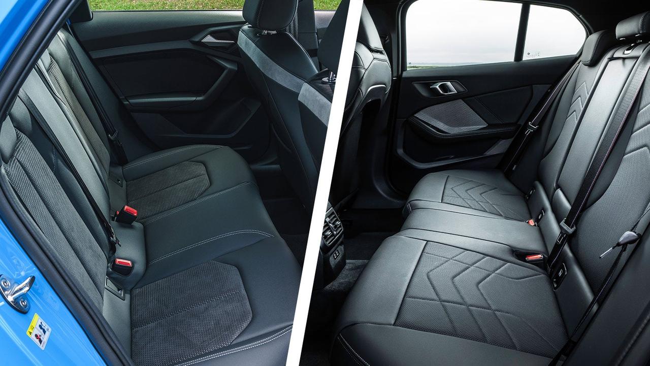 Audi A1 vs BMW 1 Series – rear seats