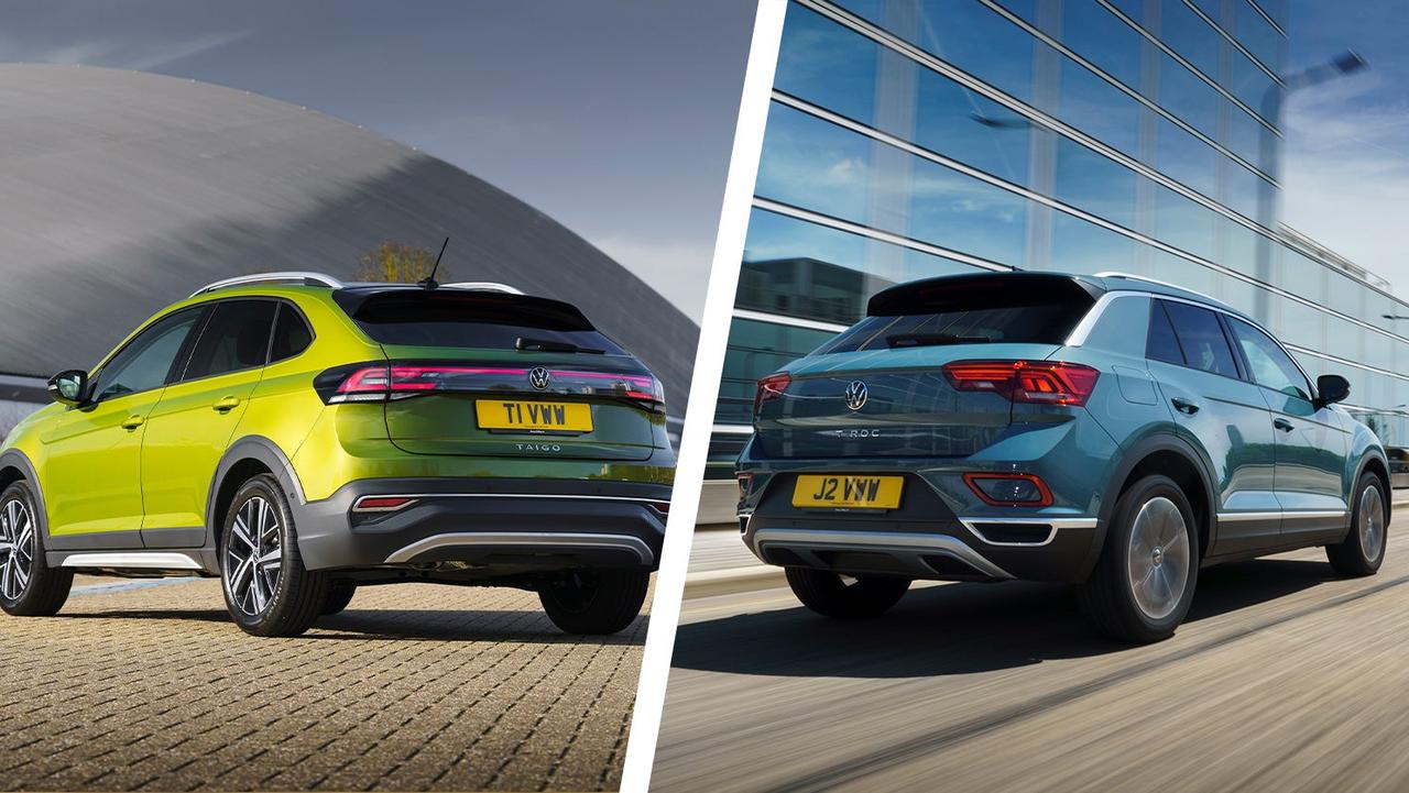 VW Taigo vs T-Roc rear