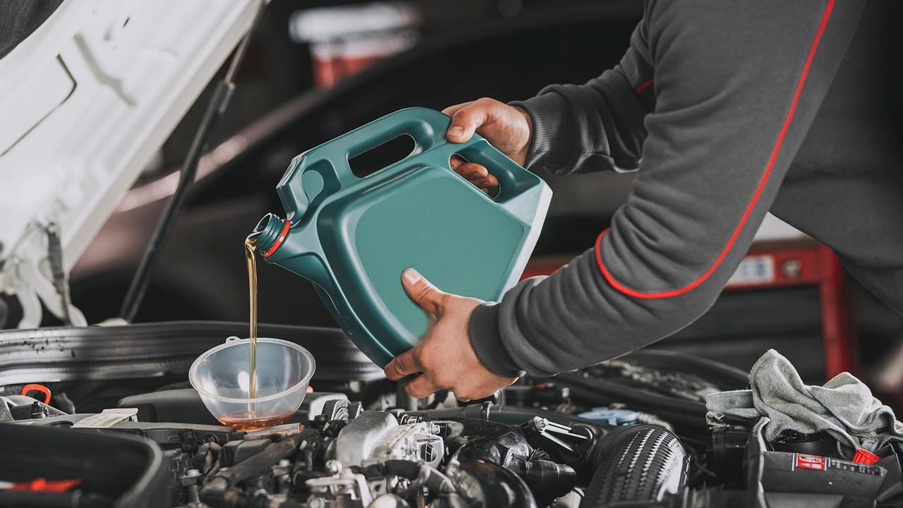 Car having oil change