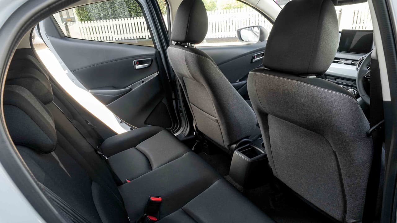 Mazda 2 rear seats