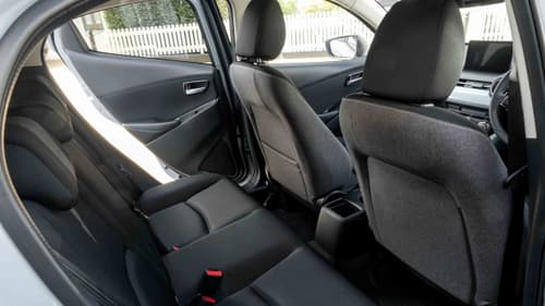 Mazda 2 rear seats
