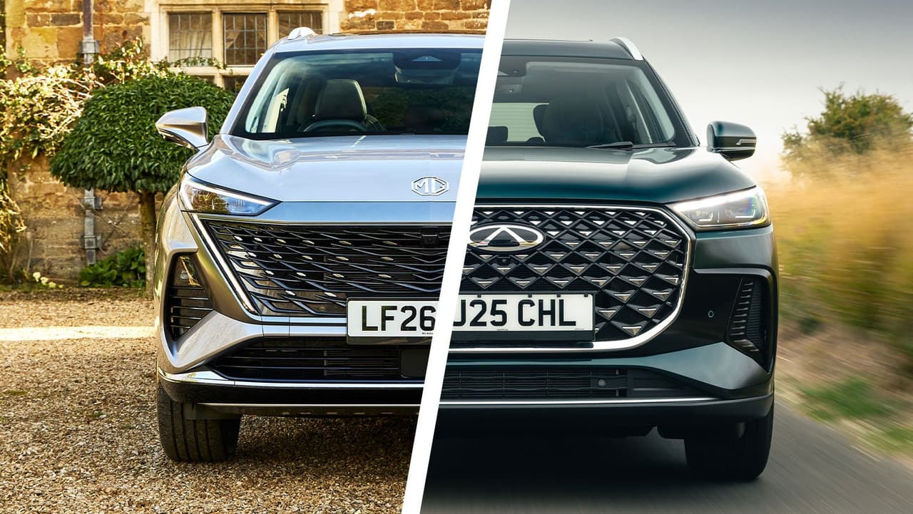 MG S9 vs Chery Tiggo 8 front