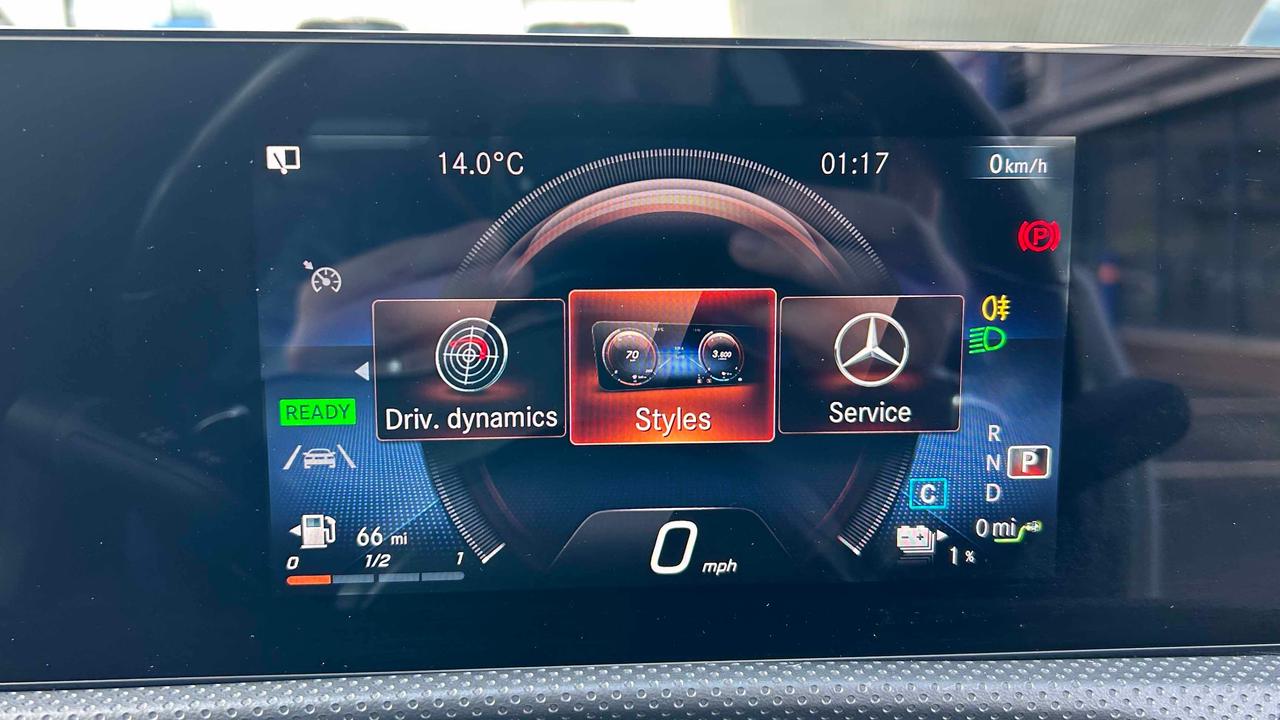 Mercedes A-Class display options