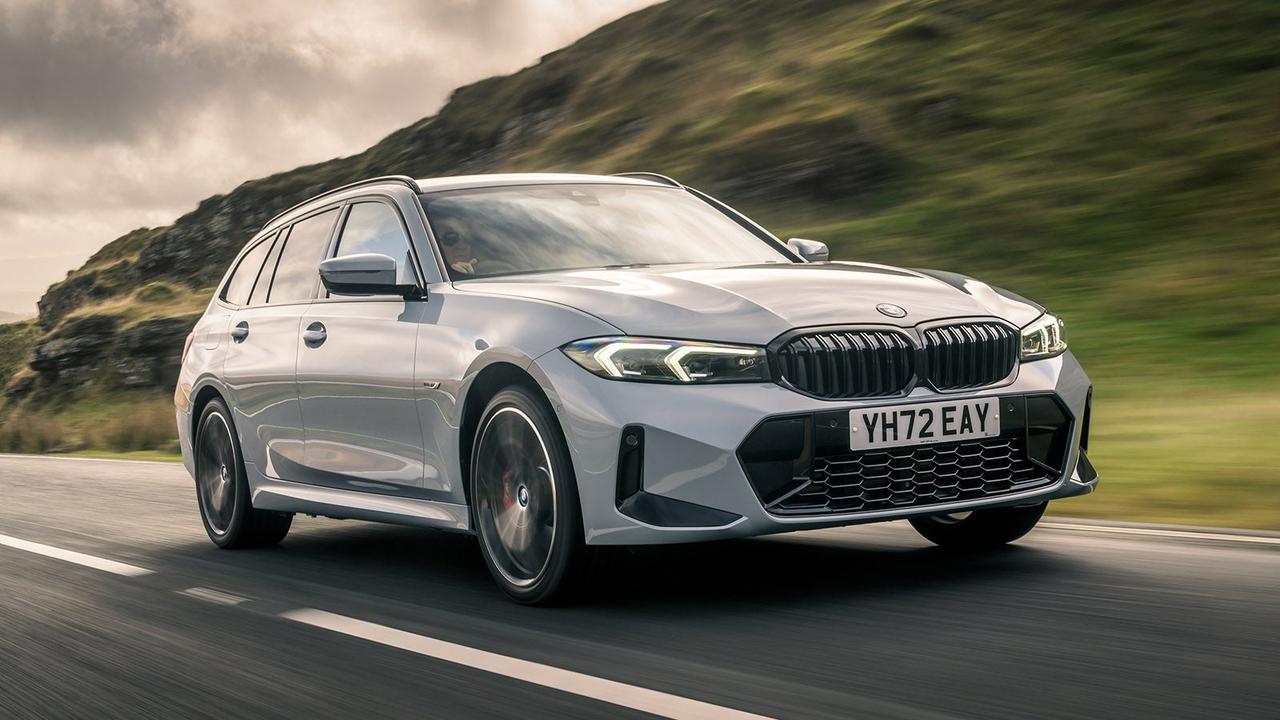 BMW 3 Series Touring estate in grey