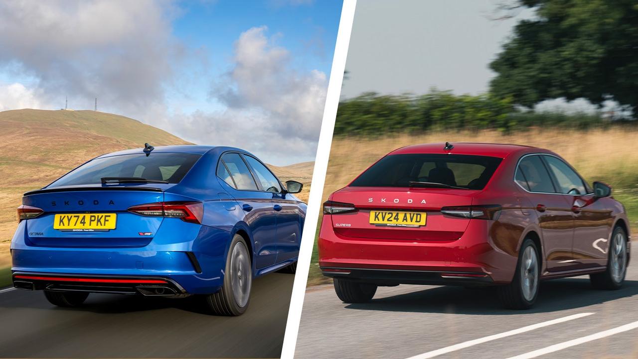 Skoda Octavia vs Superb rear