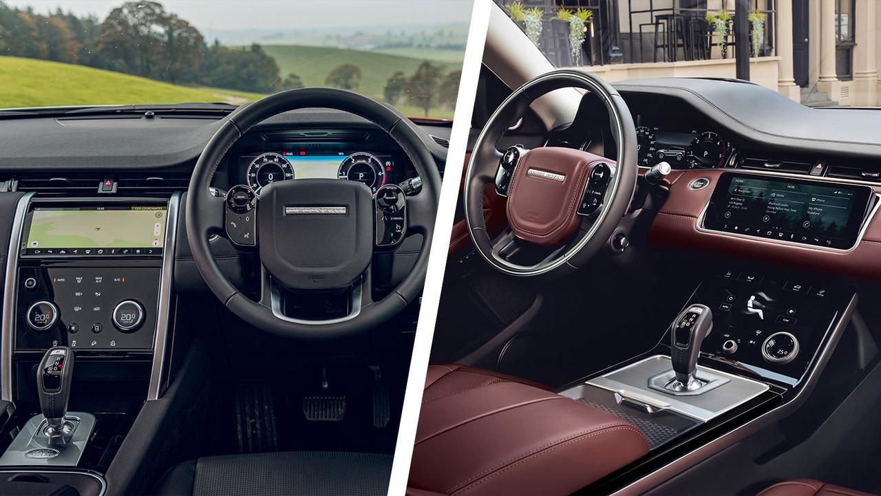 Land Rover Discovery Sport vs Range Rover Evoque interior